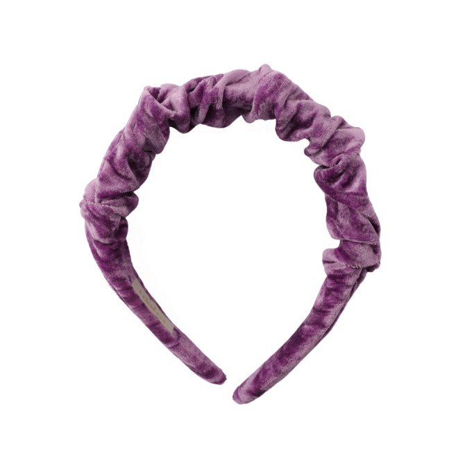 RIPPLE HEADBAND AKSAMIT VIOLET