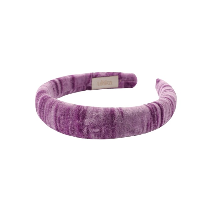 KAJKA HEADBAND AKSAMIT VIOLET