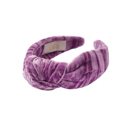 LOOP HEADBAND AKSAMIT VIOLET