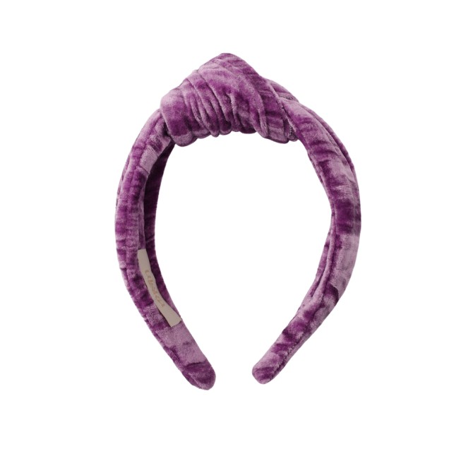 LOOP HEADBAND AKSAMIT VIOLET