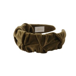 RIPPLE HEADBAND VELVET BASIL