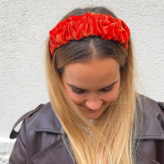 RIPPLE HEADBAND AKSAMIT ORANGE