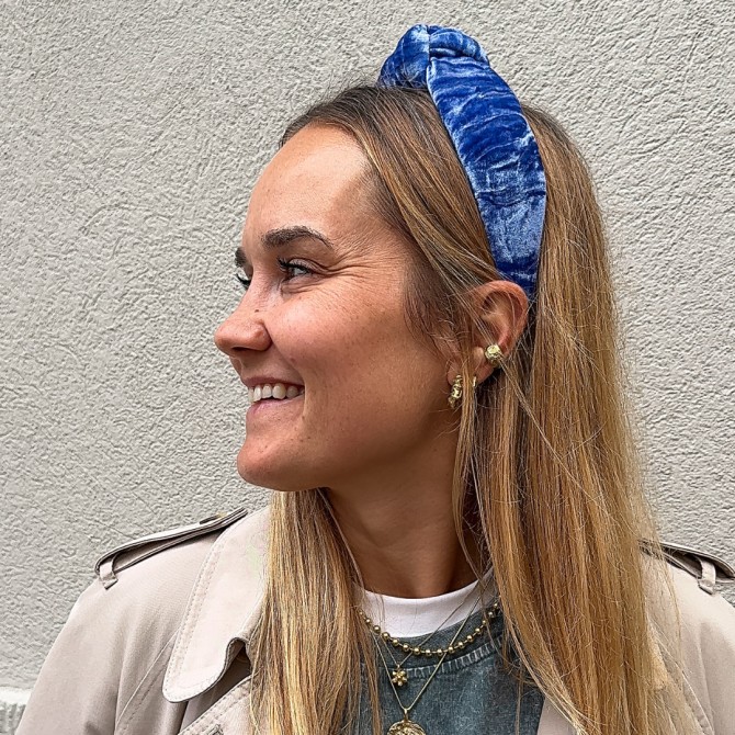 LOOP HEADBAND AKSAMIT BLUE