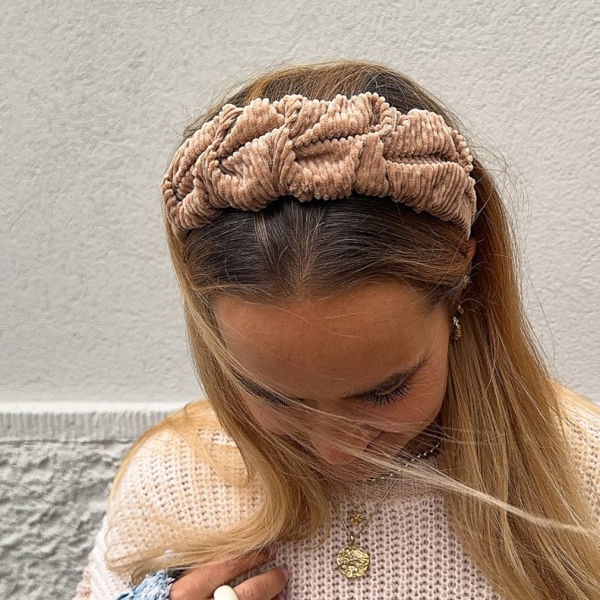 RIPPLE HEADBAND STEUX BEIGE