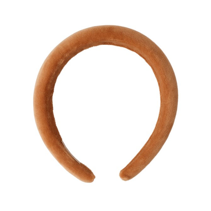 KAJKA HEADBAND VELVET OCHRA