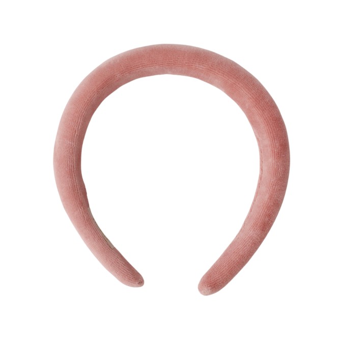 KAJKA HEADBAND VELVET PEACH