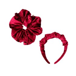 SET RIPPLE HEADBAND + SCRUNCHIE MAXI