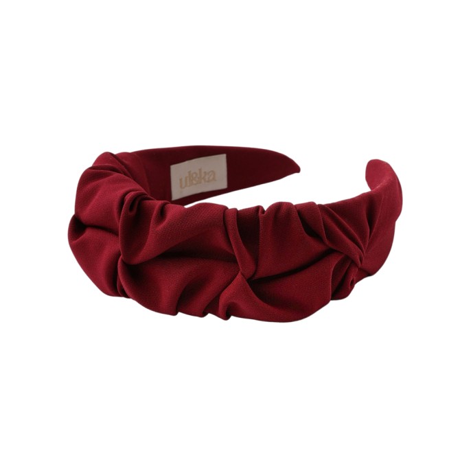 RIPPLE HEADBAND ELEGANT BORDO