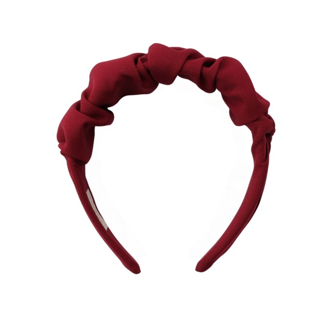 RIPPLE HEADBAND ELEGANT BORDO