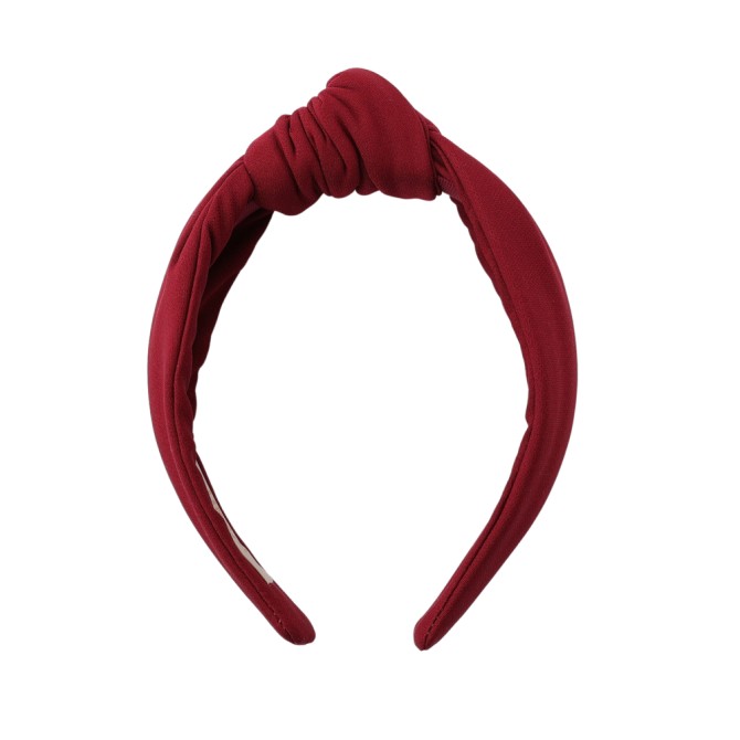 LOOP HEADBAND ELEGANT BORDO