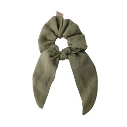 SCRUNCHIE WITH TAIL OLIWKA LINEN