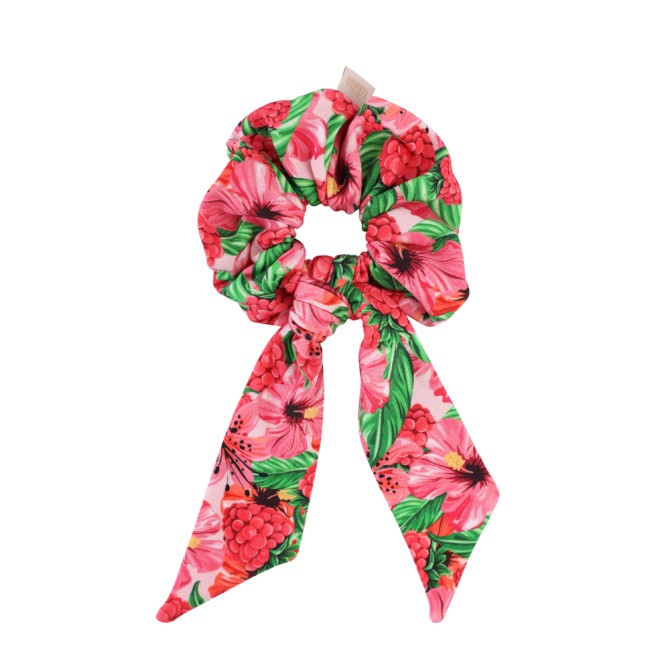 SCRUNCHIE WITH TAIL ALOHA