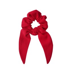 SCRUNCHIE WITH TAIL KARMIN LINEN