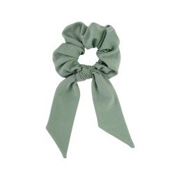 SCRUNCHIE WITH TAIL SAGE