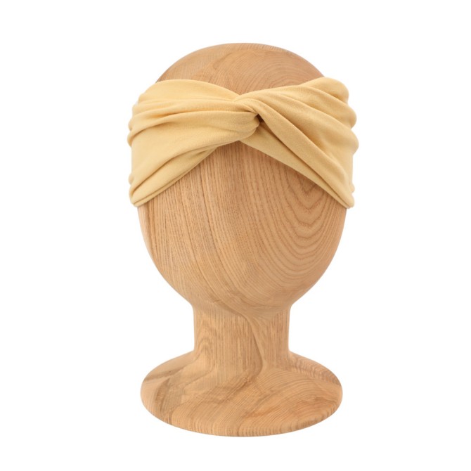 TWIST HEADBAND BUTTER YELLOW