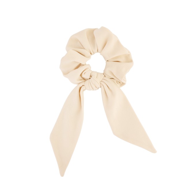 SCRUNCHIE WITH TAIL CREAM