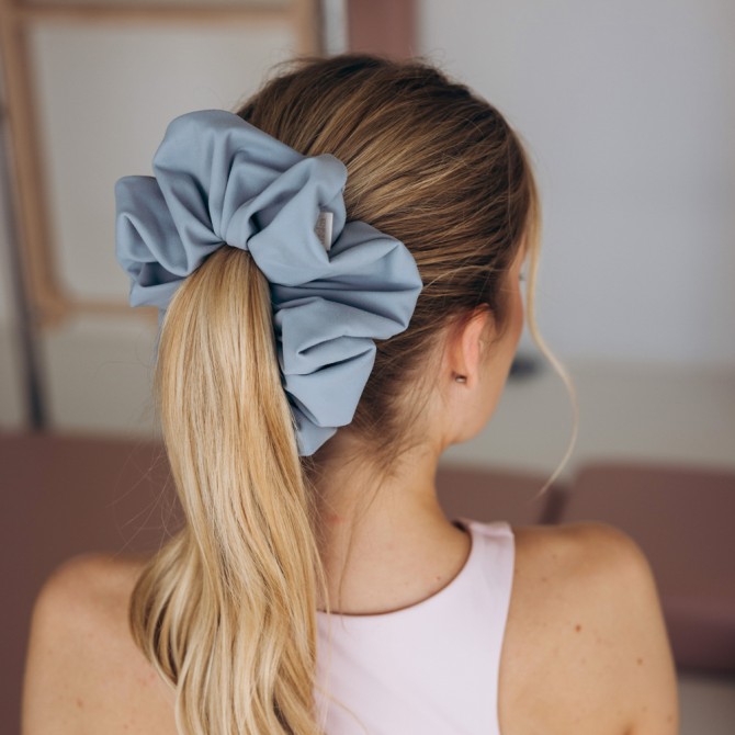 scrunchie maxi fitulka sky blue