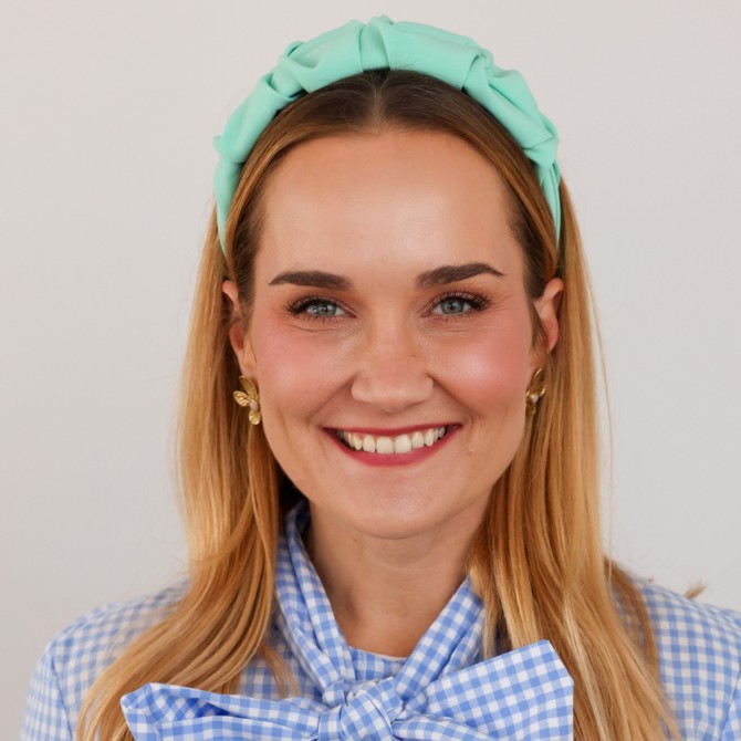 RIPPLE HEADBAND ELEGANT MINT