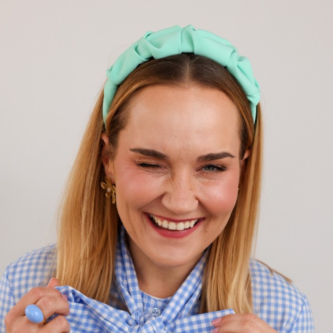 RIPPLE HEADBAND ELEGANT MINT