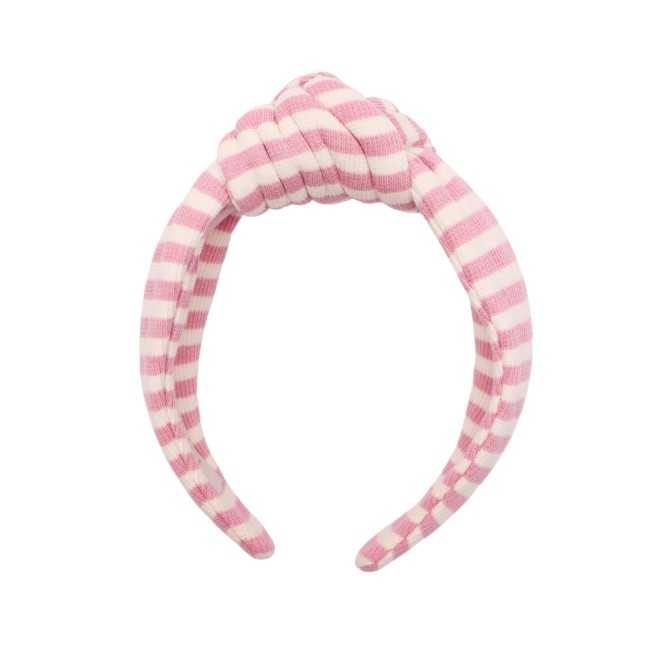 LOOP HEADBAND PINK STRIPES LINE