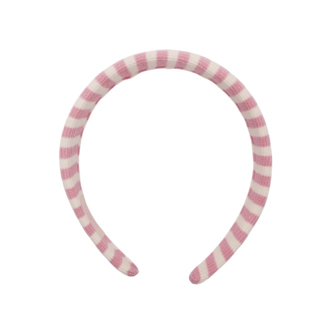 KLAUDI HEADBAND PINK STRIPES LINE