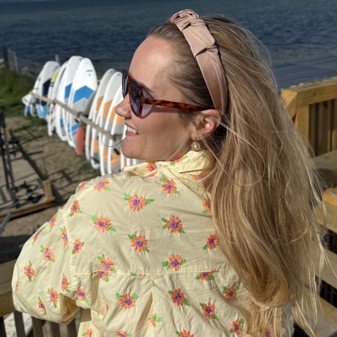 RIPPLE HEADBAND SWIM GOLD
