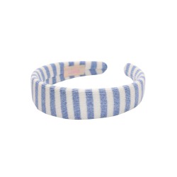KLAUDI HEADBAND BABY BLUE STRIPES LINE