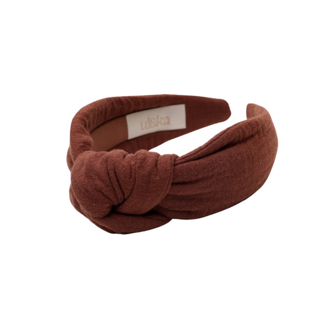 LOOP HEADBAND CZEKOLADA