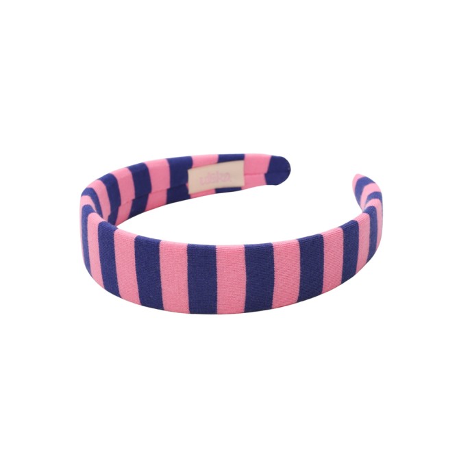KLAUDI HEADBAND BABY BLUE STRIPES LINE