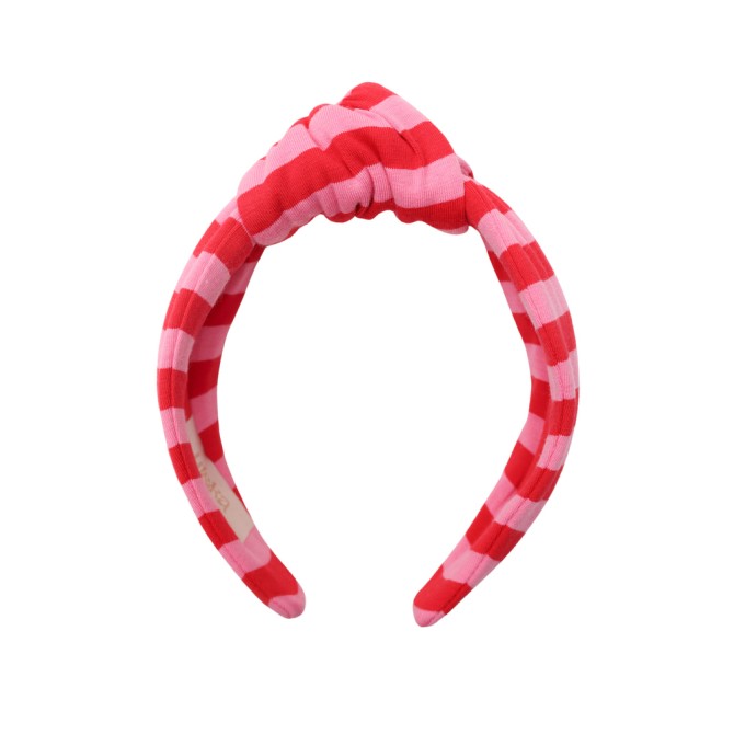 LOOP HEADBAND PINK STRIPES LINE