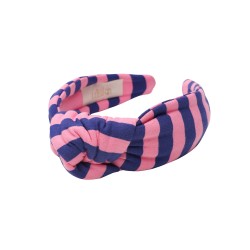LOOP HEADBAND PINK STRIPES LINE