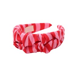RIPPLE HEADBAND PINK STRIPES LINE