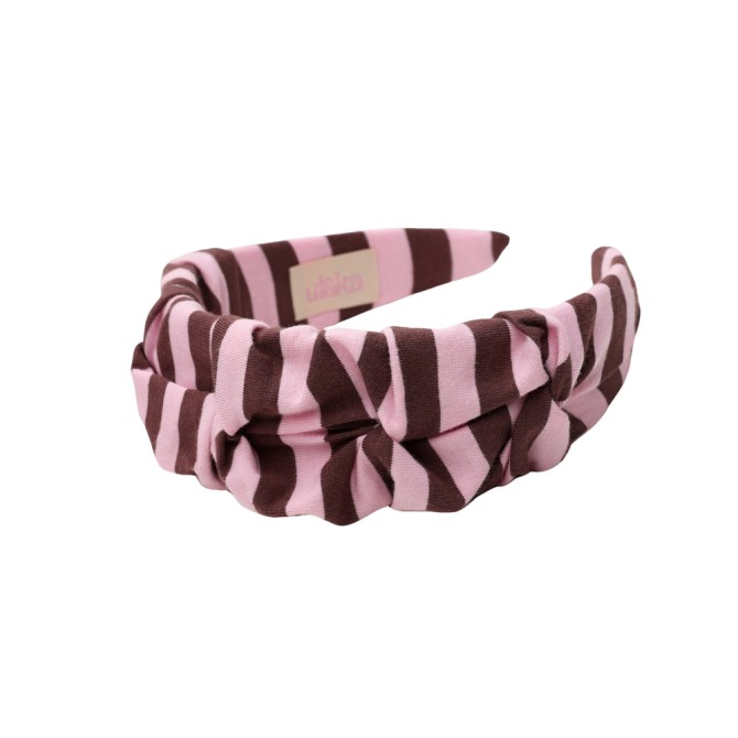 RIPPLE HEADBAND PINK STRIPES LINE