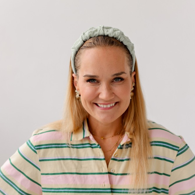 RIPPLE HEADBAND MUSLIN PISTACJA