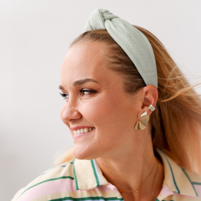 LOOP HEADBAND PISTACJA