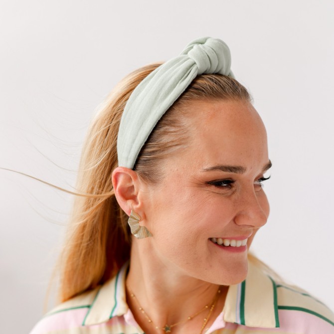 LOOP HEADBAND PISTACJA