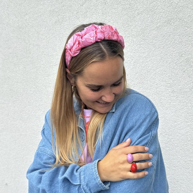 RIPPLE HEADBAND PEONIA