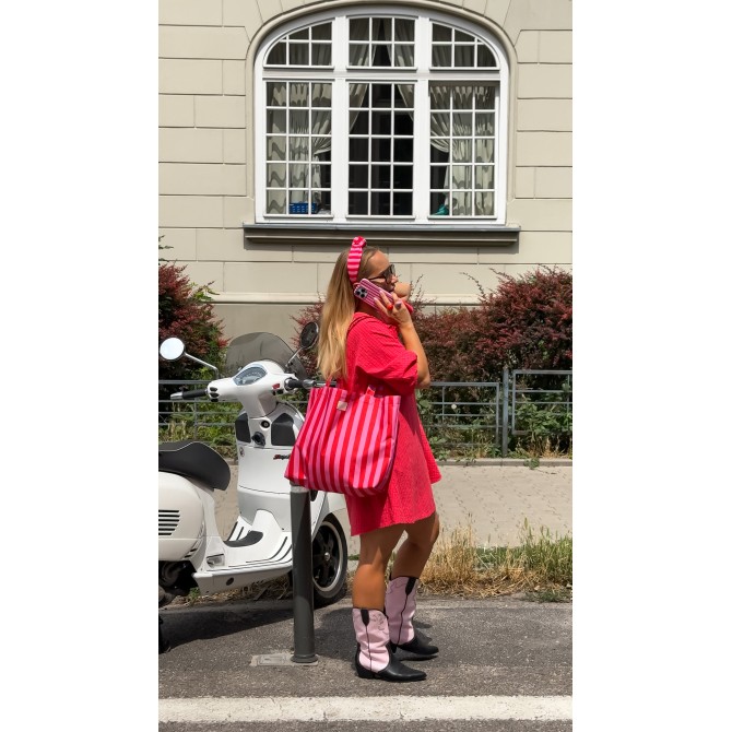 shopping bag vicky red