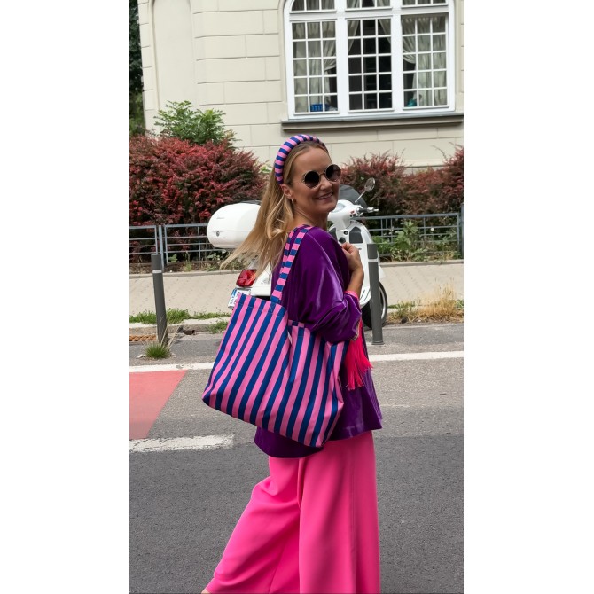 shopping bag cristina blue