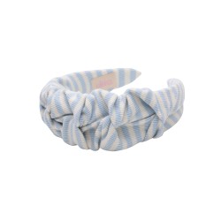 RIPPLE HEADBAND BABY BLUE STRIPES LINE