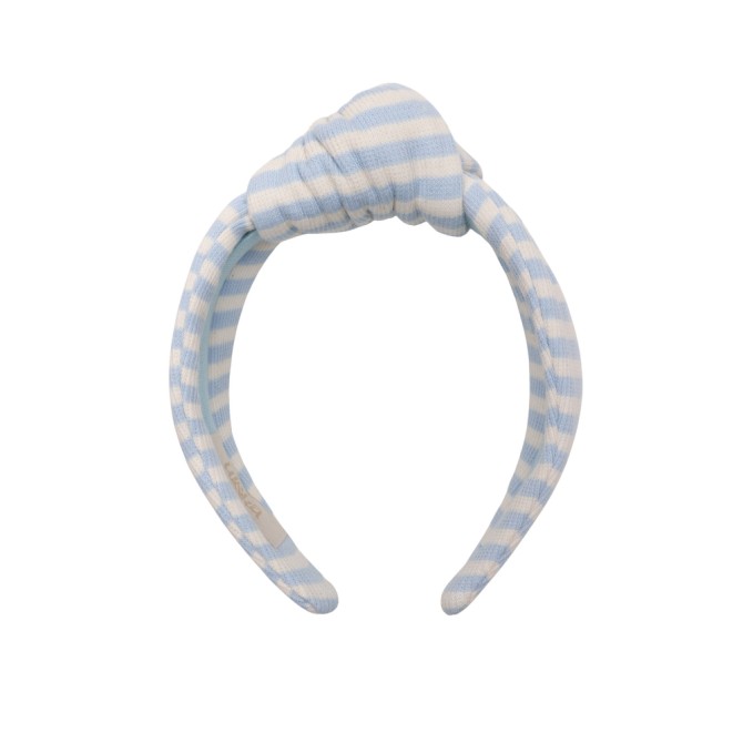 LOOP HEADBAND baby blue STRIPES LINE