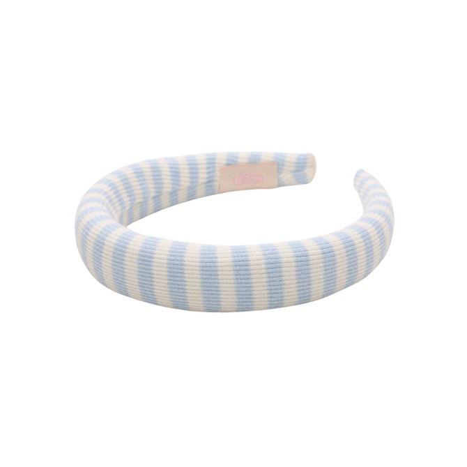 KAJKA HEADBAND BABY BLUE STRIPES LINE