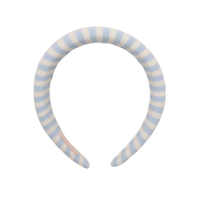 KAJKA HEADBAND BABY BLUE STRIPES LINE
