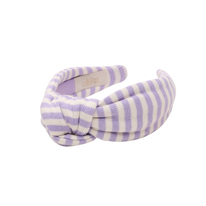 LOOP HEADBAND LILA STRIPES LINE