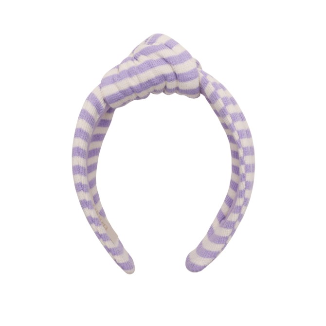 LOOP HEADBAND LILA STRIPES LINE