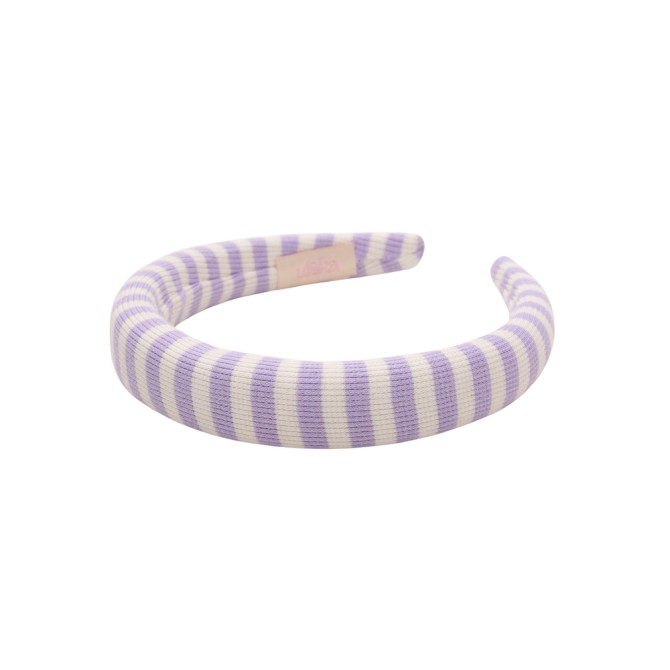 KAJKA HEADBAND LILA STRIPES LINE