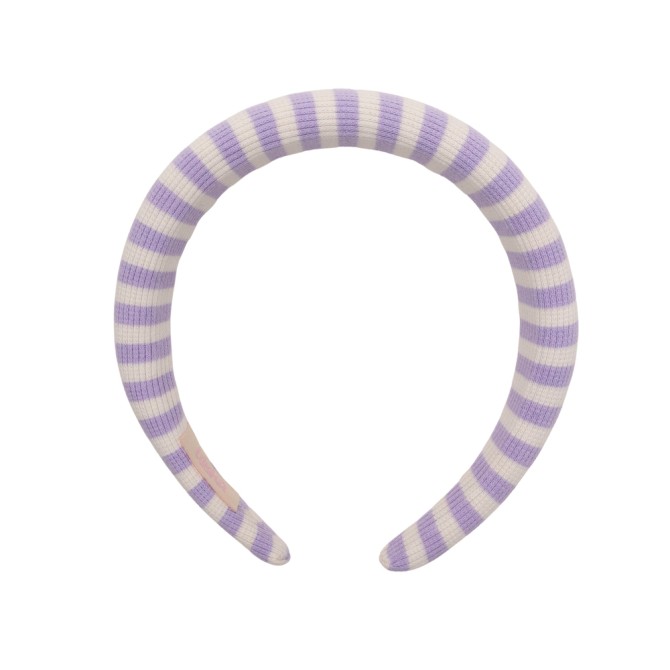 KAJKA HEADBAND LILA STRIPES LINE