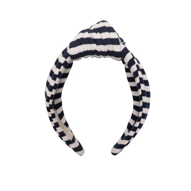 LOOP HEADBAND NAVY STRIPES LINE
