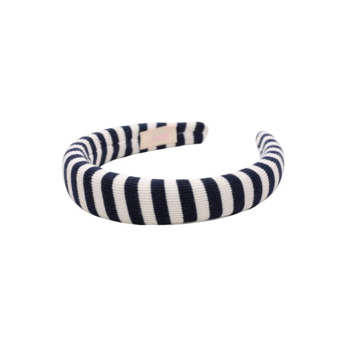 KAJKA HEADBAND NAVY STRIPES LINE