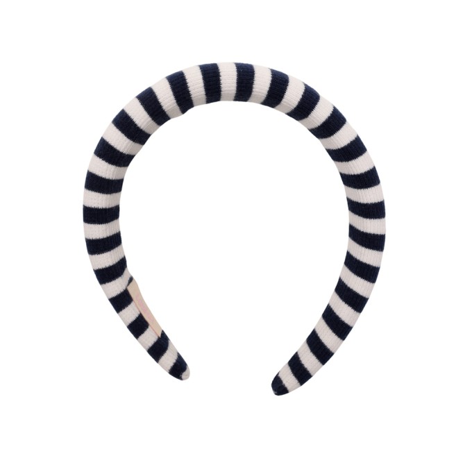 KAJKA HEADBAND NAVY STRIPES LINE